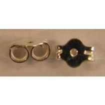 Tauslukko pari 925 hopea, keskikoko n. 4x4mm